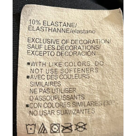 Under Armour Girls Large Black Athletic Leggings Performance Workout Pants - Picture 4 of 6